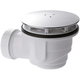 Piletta per doccia con piastra cromata diam. 120 RR 914120