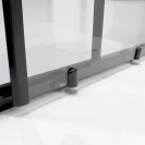 Box doccia angolare Feridras T-Special nero 80x120