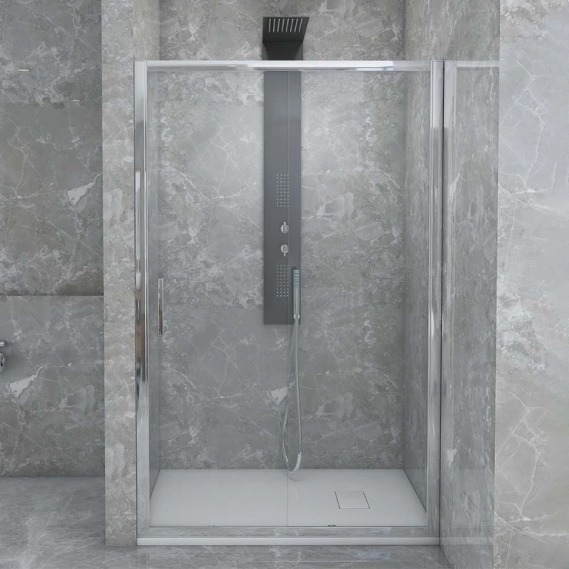Feridras T-Squared 150 cm porta scorrevole trasparente