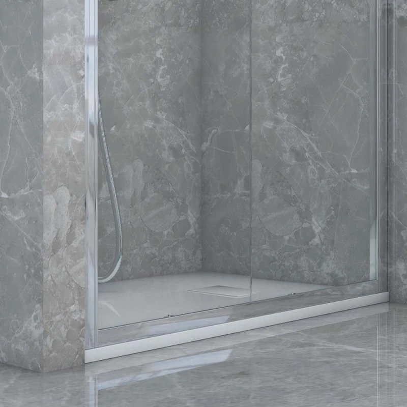 Feridras T-Squared 150 cm porta scorrevole trasparente