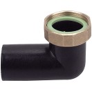 Raccordo curvo in plastica per attacco geberit RR 916112