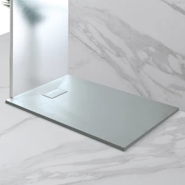 Piatto doccia Feridras 80x100 grigio in SMC