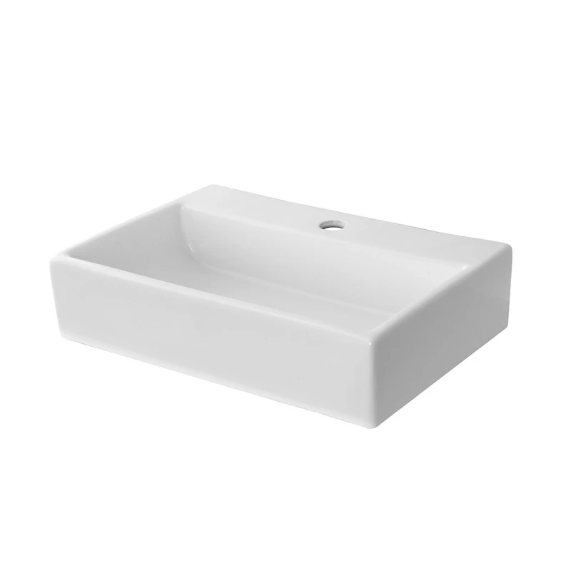 Lavabo Feridras L52 ceramica bianco lucido