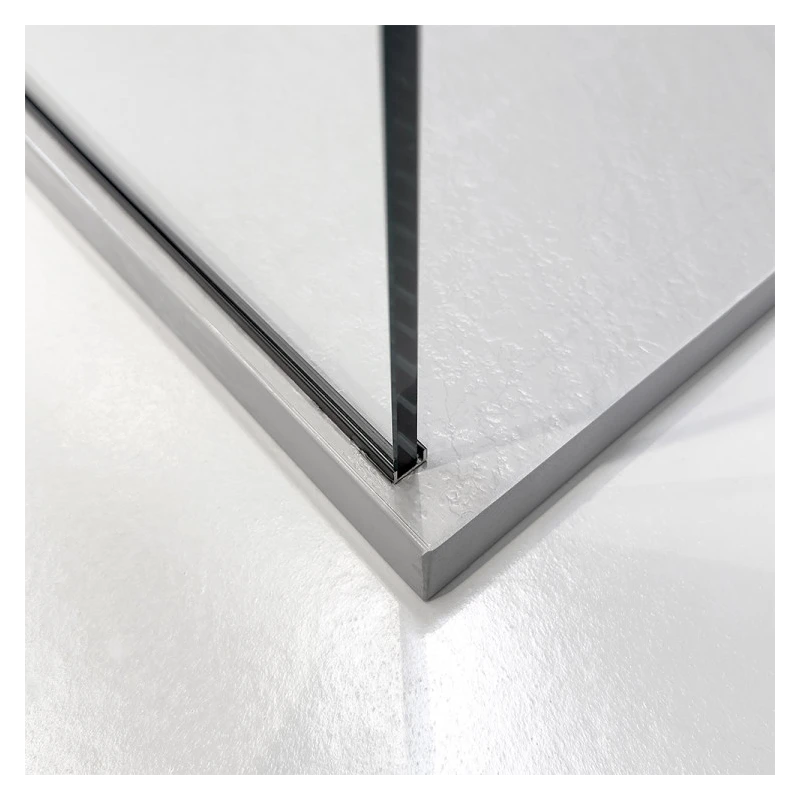 Parete doccia Feridras Walk In 120 cm profilo nero