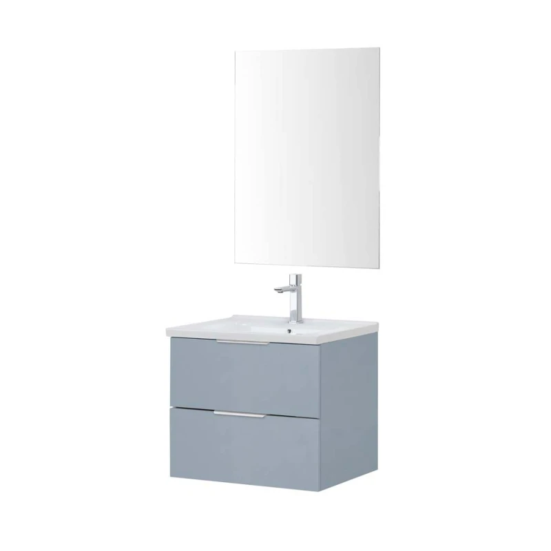 Mobile bagno sospeso Feridras Rialto 80 cm azzurro