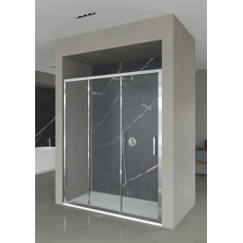 Porta scorrevole Feridras T-Squared 170 cm trasparente