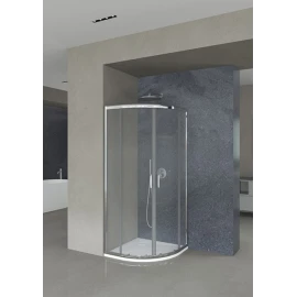 Box doccia semicircolare Feridras Ego 2.0 90x90 vetro trasparente