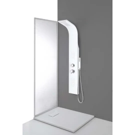 Colonna doccia Milano Feridras bianco opaco 145 cm