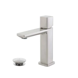 Miscelatore lavabo Feridras Lotus in ottone spazzolato