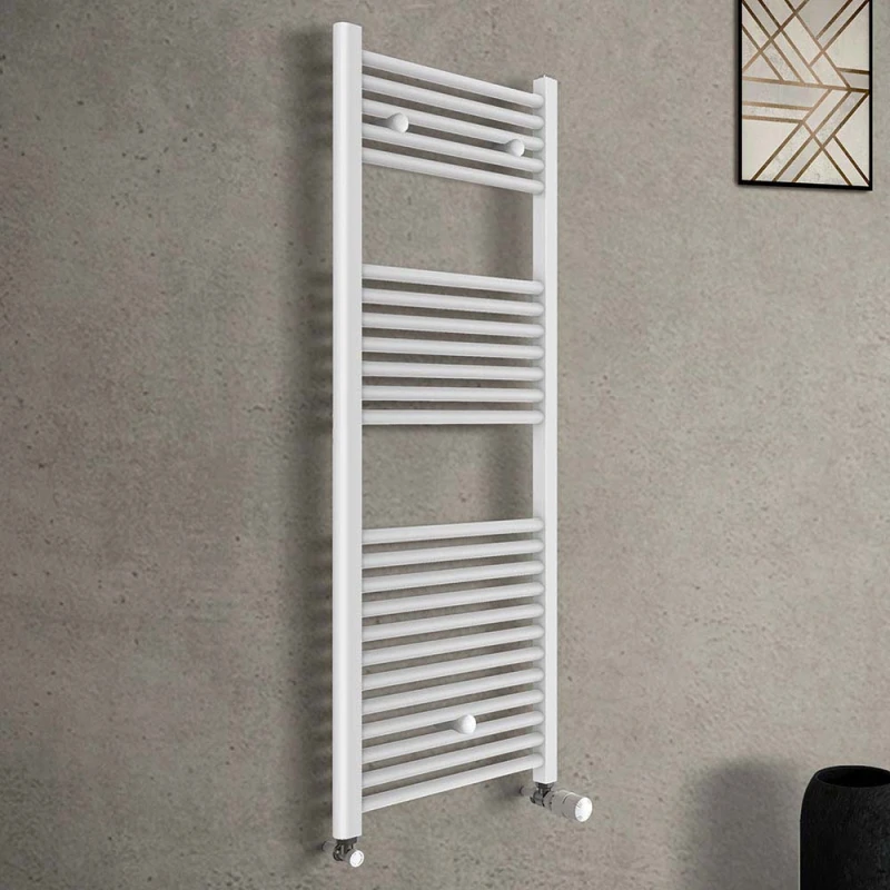Termoarredo dritto Feridras 120x50 bianco
