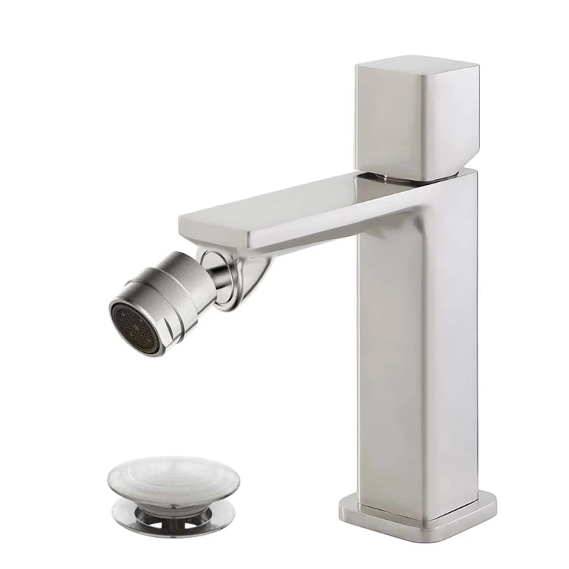Miscelatore bidet Lotus Feridras spazzolato