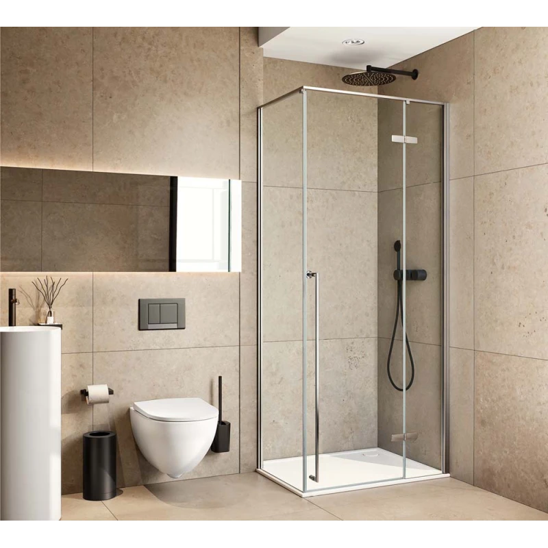 Box doccia angolare Feridras Stylo 70x90 cromo
