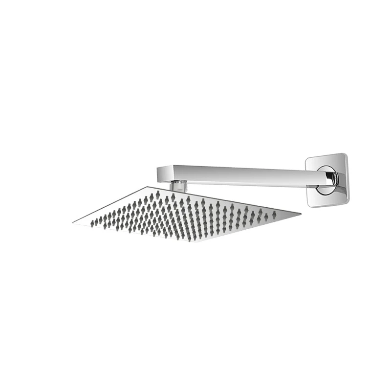 Soffione doccia rettangolare cromato 30x20 cm - Platinum