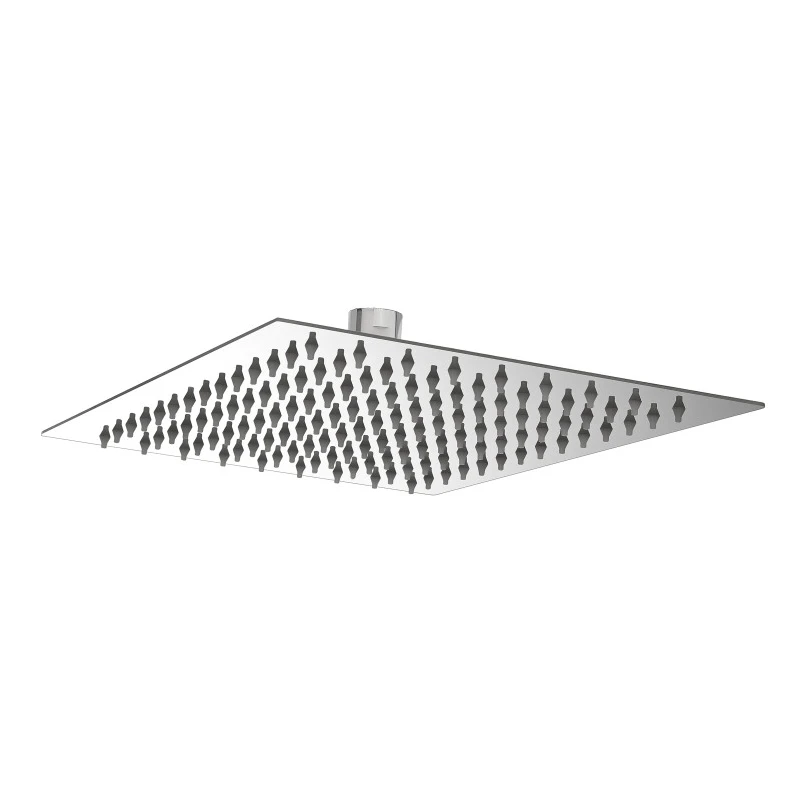 Soffione doccia rettangolare cromato 30x20 cm - Platinum