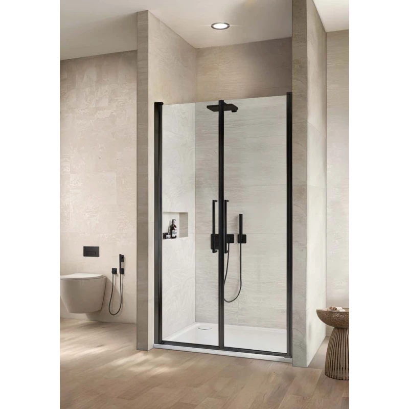 Porta Saloon Feridras Royal 80 cm nero opaco