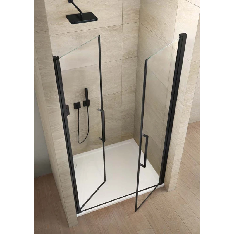 Porta Saloon Feridras Royal 80 cm nero opaco