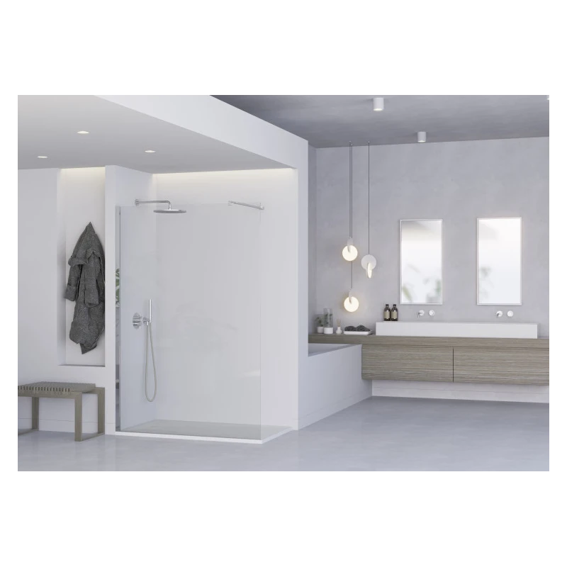 Parete doccia Feridras Walk-In 120 cm profilo cromo