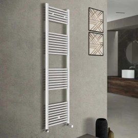 Termoarredo dritto Feridras 180x50 cm bianco