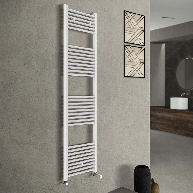 Termoarredo dritto Feridras 180x50 cm bianco