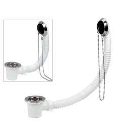 Colonna vasca semplice con tubo di collegamento estensibile RR 932