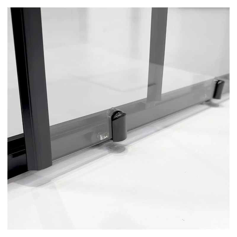 Box doccia Feridras T-Special 80x100 nero elegante e funzionale