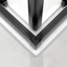 Box doccia Feridras T-Special 80x100 nero elegante e funzionale