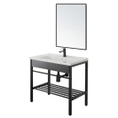 Feridras Borg: mobile bagno 60 cm in metallo nero