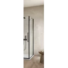 Parete fissa Feridras Linea Royal 70 cm nero opaco