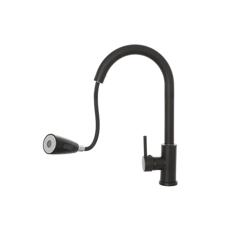 Miscelatore cucina Feridras Kitchen nero opaco