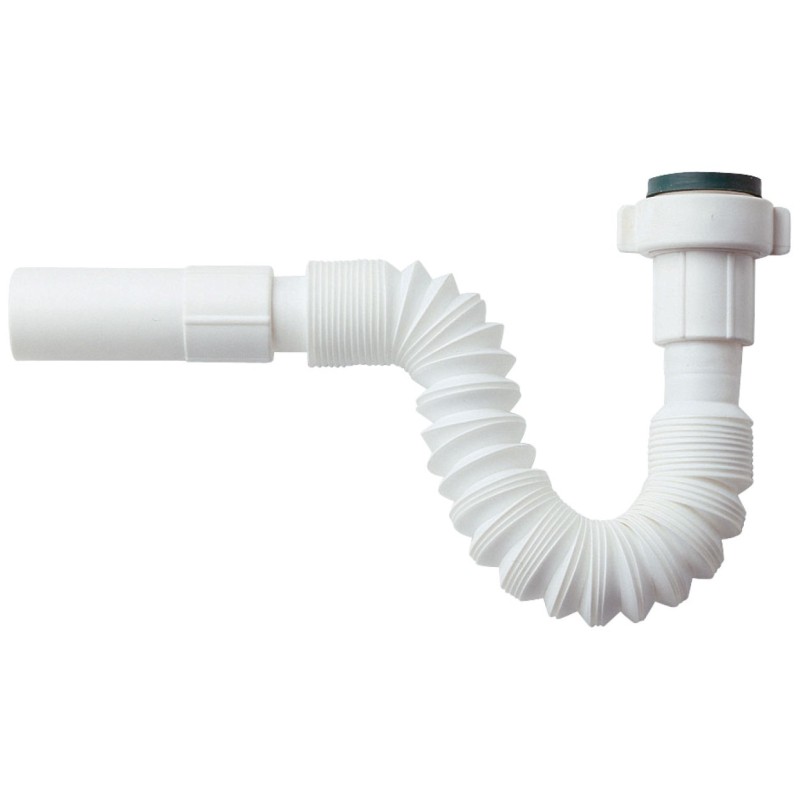 Canotto flessibile estensibile bianco 1x1/2 x diam mm 40 Remer 93311240