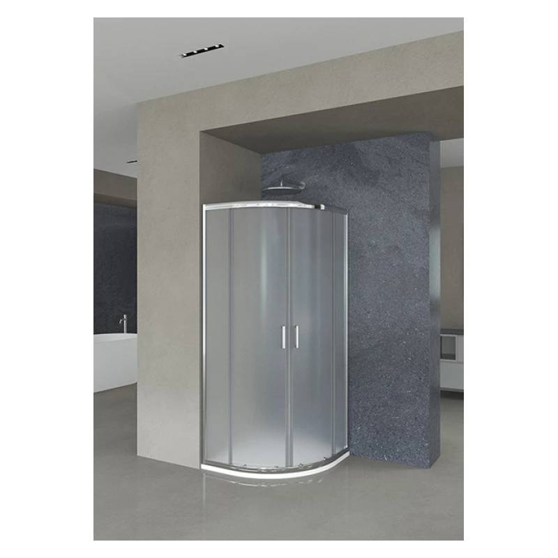 Box doccia semicircolare 80x80 cm stampato - Ego 2.0