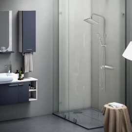 Colonna doccia Feridras Platinum cromata 105 cm
