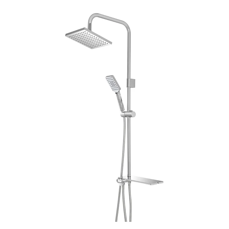 Colonna doccia Feridras Platinum cromata 105 cm
