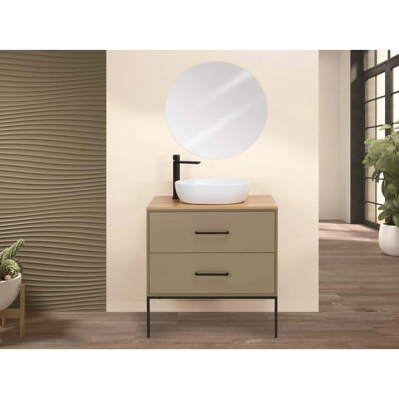 Mobile bagno Venus Feridras 80 cm tortora