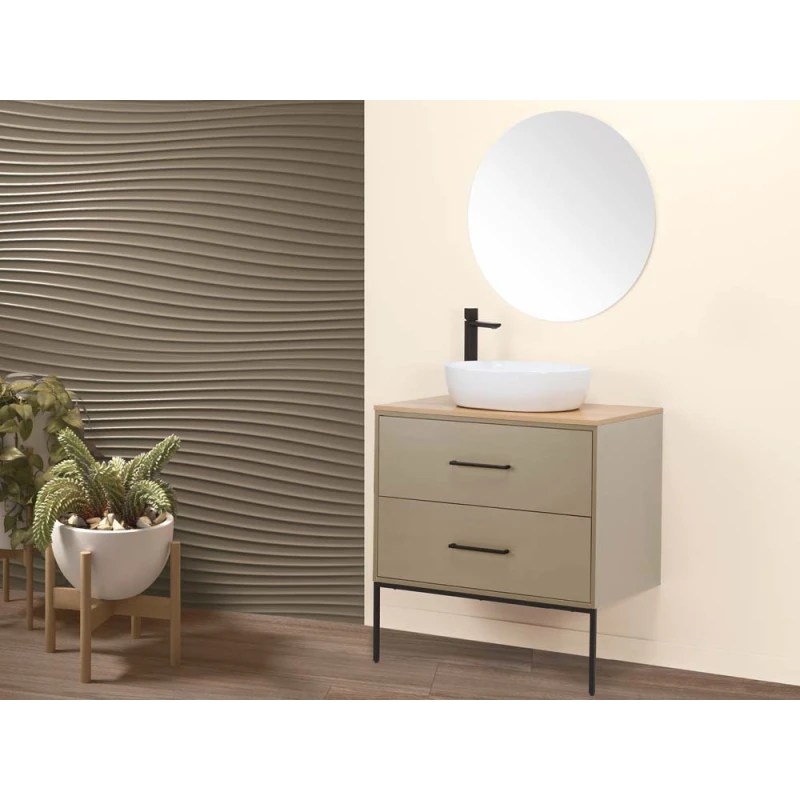 Mobile bagno Venus Feridras 80 cm tortora