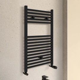 Termoarredo Feridras 77x50 cm nero opaco