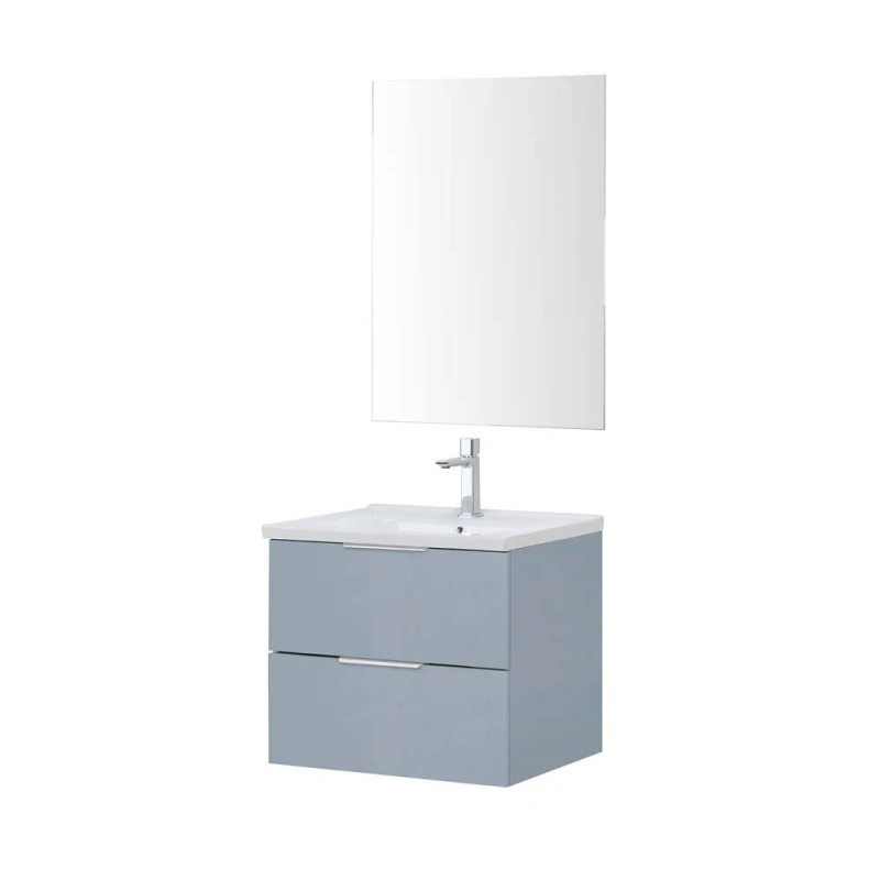 Feridras Rialto 100 cm azzurro polvere - Mobile bagno