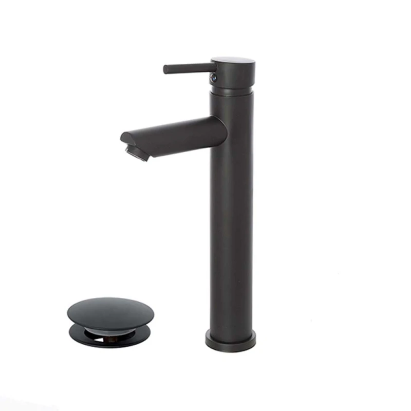 Miscelatore alto Feridras York nero opaco
