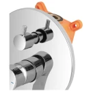 Miscelatore doccia incasso Feridras Flat cromato