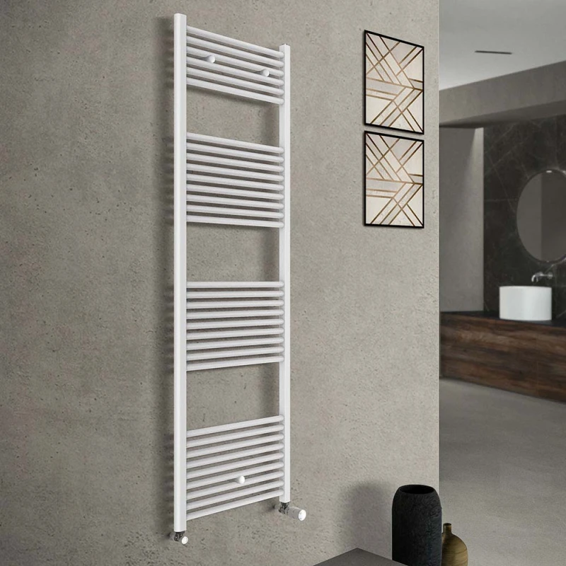 Termoarredo dritto Feridras 180x60 cm bianco