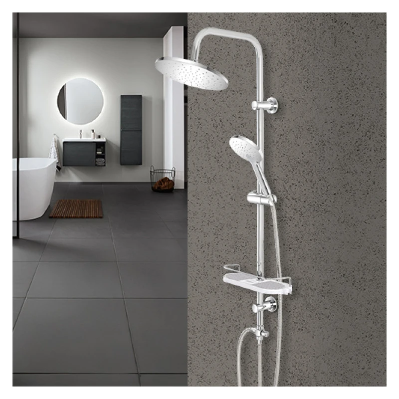 Colonna doccia Feridras Platinum H105 cm cromata