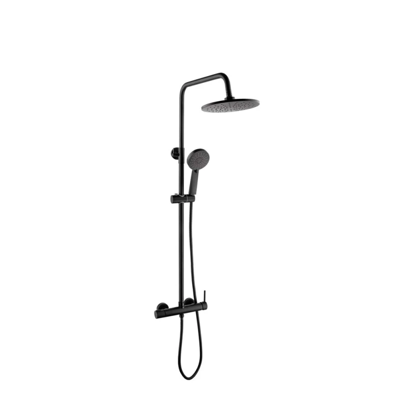 Colonna doccia Feridras Platinum H85 nero opaco