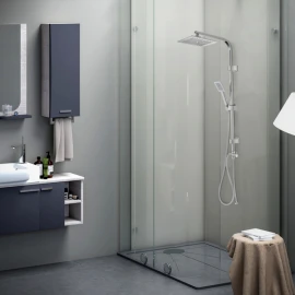 Colonna doccia Platinum Feridras cromata 100 cm