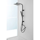 Colonna doccia Feridras Platinum nero opaco 100 cm