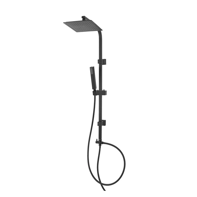 Colonna doccia Feridras Platinum nero opaco 100 cm