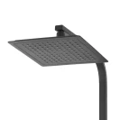 Colonna doccia Feridras Platinum nero opaco 100 cm
