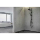Colonna doccia Feridras Platinum 105 cm nero opaco