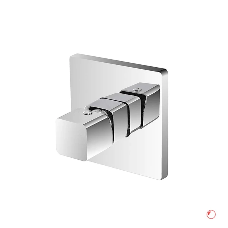 Miscelatore doccia Feridras Lotus in ottone cromato