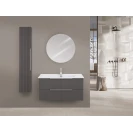 Mobile bagno sospeso Feridras Burano 100 cm grigio