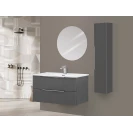 Mobile bagno sospeso Feridras Burano 100 cm grigio